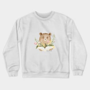 Book bear Crewneck Sweatshirt